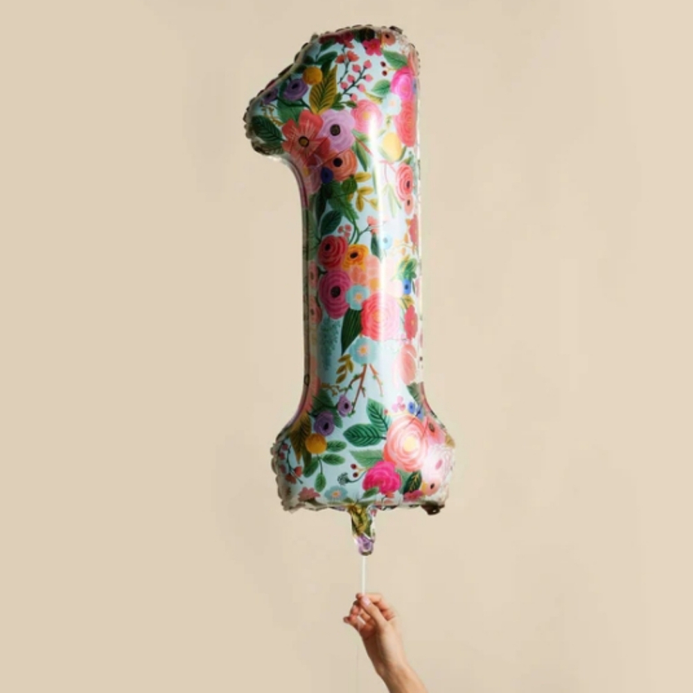 Rifle Paper Co Anthropologie Floral Garden Party Number 1 Balloon 1 Silly Goose